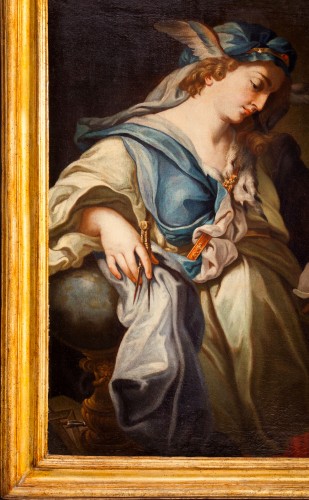 Antiquités - Urania, Muse Of Astronomy - 18th century italian school, attributed to Francesco Trevisani (1656 - 1746)